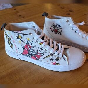 Women's Size 9 Stranger Things High Top Sneakers